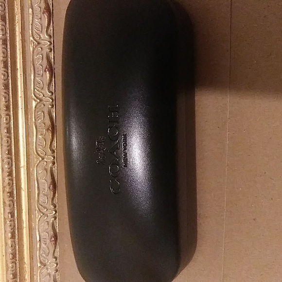 Coach Eyeglasses with case, Frames only. (9186 Dark Silver/Black Signature C) - Picture 3 of 9